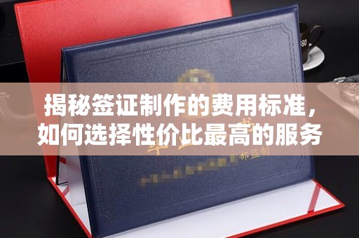 息县揭秘签证制作的费用标准，如何选择性价比最高的服务？