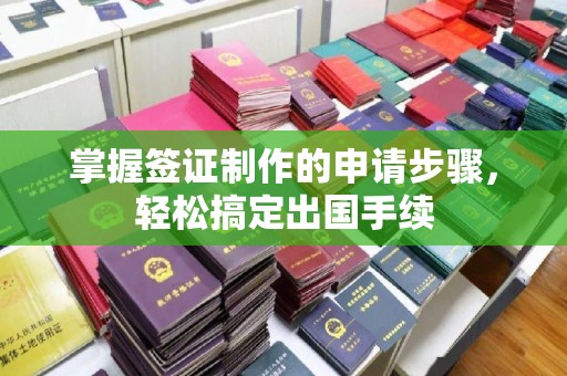 息县掌握签证制作的申请步骤，轻松搞定出国手续