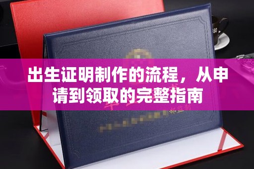 息县出生证明制作的流程，从申请到领取的完整指南