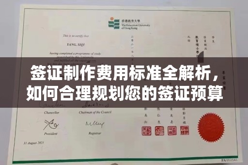 息县签证制作费用标准全解析，如何合理规划您的签证预算？
